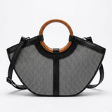 Aria Wooden Handle Bag