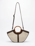 Aria Wooden Handle Bag