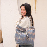 Sequin Denim Bag