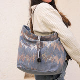 Sequin Denim Bag