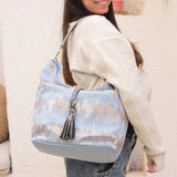 Sequin Denim Bag