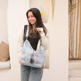 Sequin Denim Bag