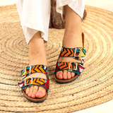 Colory embroidered Slippers