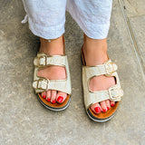 Burlap slippers