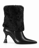 Vespera Fur-Cuff Boots