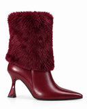 Vespera Fur-Cuff Boots