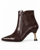 Zavielle Sculpted-Heel Boots
