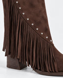 Sorevna Western Fringe Boots
