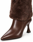 Vespera Fur-Cuff Boots