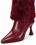 Vespera Fur-Cuff Boots