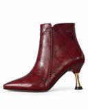 Zavielle Sculpted-Heel Boots