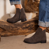 Sandstone zip boots