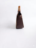 Aria Wooden Handle Bag