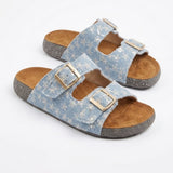 Stardust Denim Slides