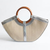 Aria Wooden Handle Bag