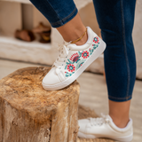 Flo embroidery sneakers