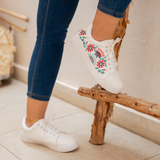 Flo embroidery sneakers