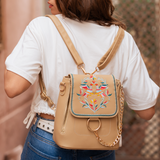 Kera Embroidery Backpack bag