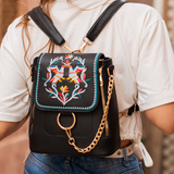 Kera Embroidery Backpack bag