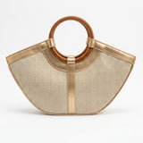 Aria Wooden Handle Bag