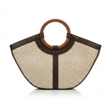 Aria Wooden Handle Bag