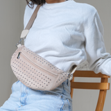Nova Stud Waist-Bag Velvet