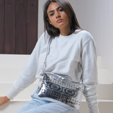 Aurora Clutch Silver studs