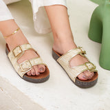 Burlap slippers
