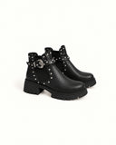 Veyra Studded Boots