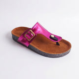 Metallic Toe Ring Slipper