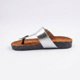 Metallic Toe Ring Slippers