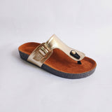 Metallic Toe Ring Slippers