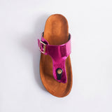 Metallic Toe Ring Slipper
