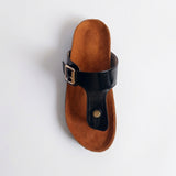 Metallic Toe Ring Slippers