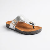 Metallic Toe Ring Slippers