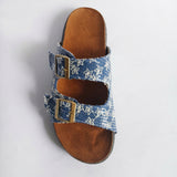 Stardust Denim Slides