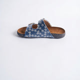 Stardust Denim Slides