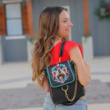 Kera Embroidery Backpack bag