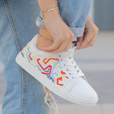 Embroidery sneakers colourfull